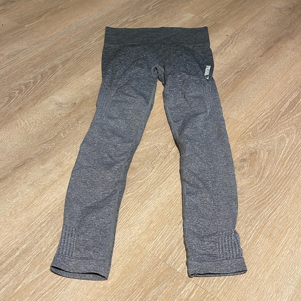 GYMSHARK Seamless Flex Leggings in gray new without tags Size Small‎ H01